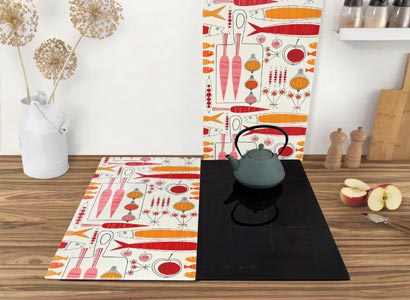 Stove top covers patterns pieces