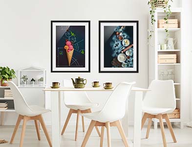 Framed prints kitchen
