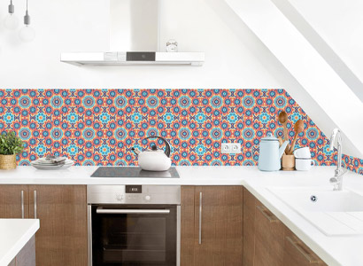 Kitchen wall cladding patterns