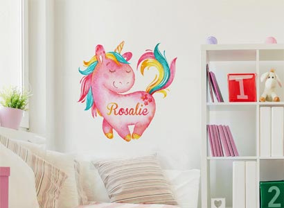 Wall stickers girl's room