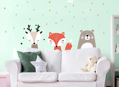 Wall stickers forest