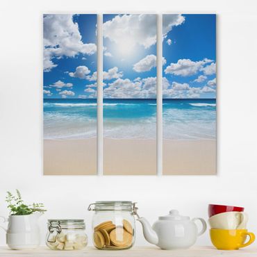 Print on canvas 3 parts - Touch Of Paradise