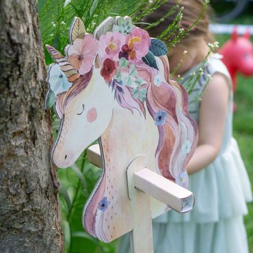 FOLDZILLA Hobby horse - Unicorn Watercolour