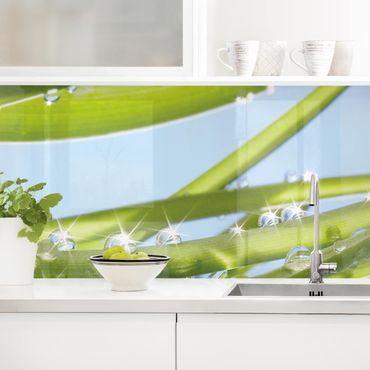 Kitchen wall cladding - Fresh Green