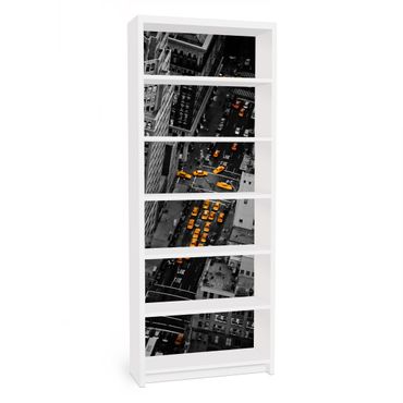 Adhesive film for furniture IKEA - Billy bookcase - Taxi Lights Manhattan
