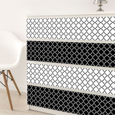 Adhesive film for furniture - Moroccan Tile Pattern Quatrefoil Set