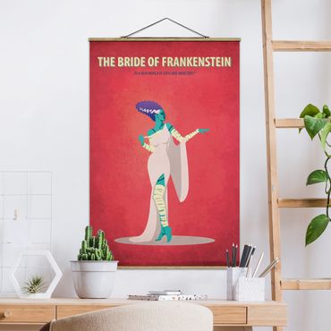 Fabric print with poster hangers - Film Poster The Bride Of Frankenstein II