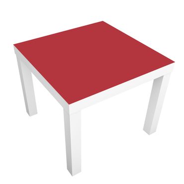 Adhesive film for furniture IKEA - Lack side table - Colour Carmin