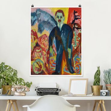 Poster art print - Ernst Ludwig Kirchner - The Hospital Attendant