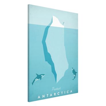 Magnetic memo board - Travel Poster - Antarctica