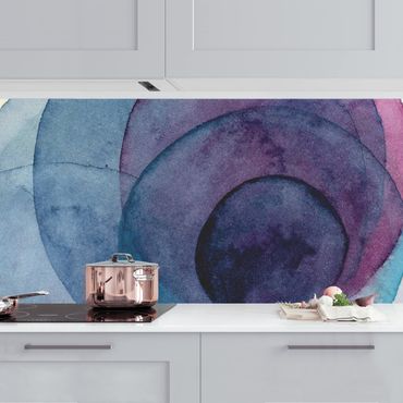 Kitchen wall cladding - Big Bang - Purple
