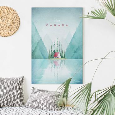 Print on canvas - Travel Poster - Canada