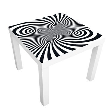 Adhesive film for furniture IKEA - Lack side table - Optics Tornado