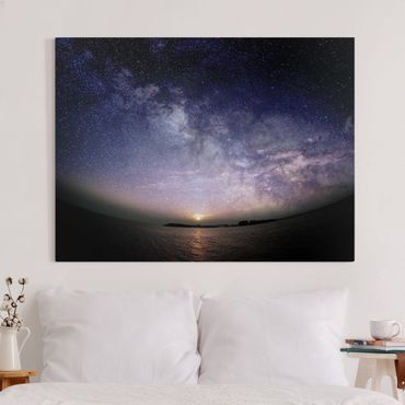 Print on canvas - Sun And Stars At Sea