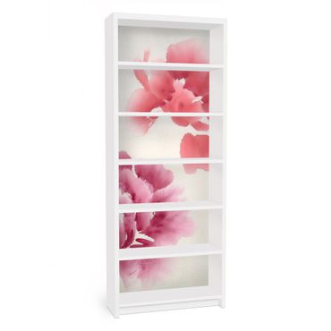 Adhesive film for furniture IKEA - Billy bookcase - Artistic Flora II