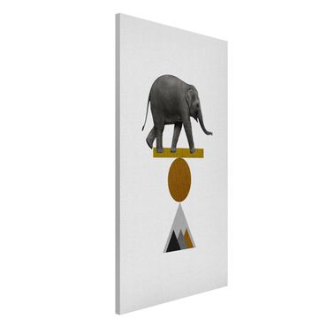 Magnetic memo board - Art Of Balance Elephant
