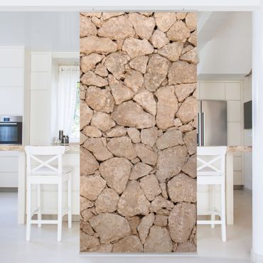 Room divider - Apulia Stonewall - Ancient Stone Wall Of Large Stones