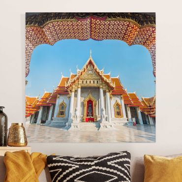 Print on canvas - Temple In Bangkok