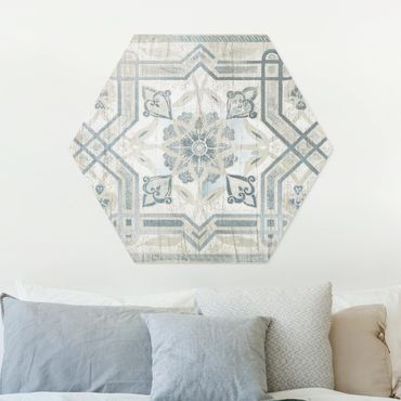 Forex hexagon - Wood Panels Persian Vintage III