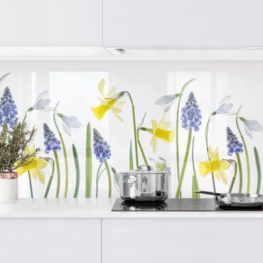 Kitchen wall cladding - Spring Flowering I