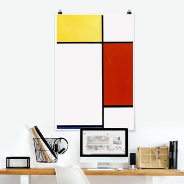Poster art print - Piet Mondrian - Composition I