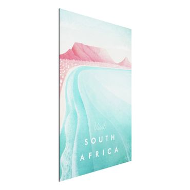 Print on aluminium - Travel Poster - South Africa