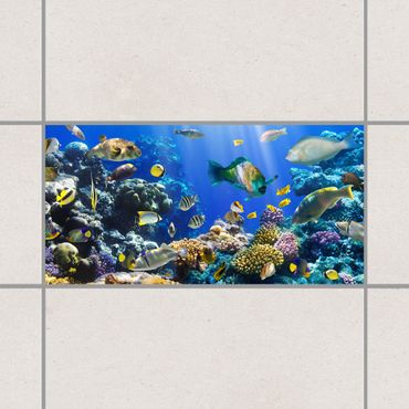 Tile sticker - Underwater Reef