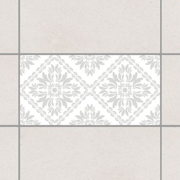 Tile sticker - Vera Rosa White Light Grey