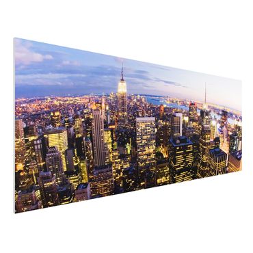 Forex print - New York Skyline At Night