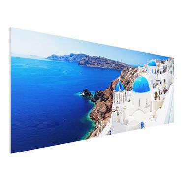 Forex print - View Over Santorini