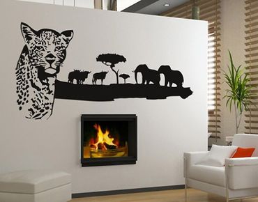 Wall sticker - No.BR222 african wildlife