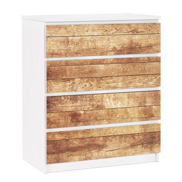 Adhesive film for furniture IKEA - Malm chest of 4x drawers - Nordic Woodwall