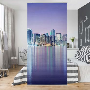 Room divider - Purple Miami Beach
