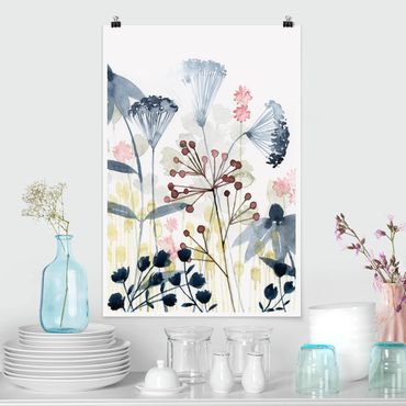 Poster flowers - Wildflower Watercolour I
