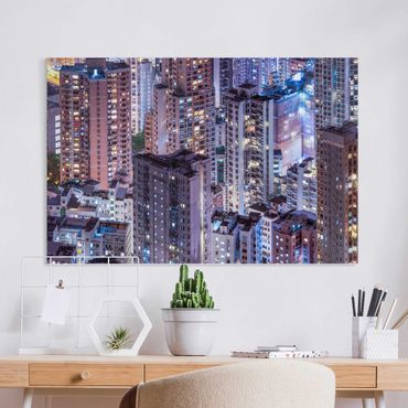 Print on canvas - Hong Kong Sea Of Lights