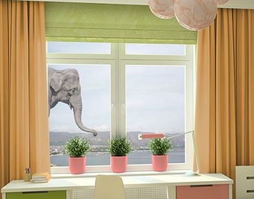 Window sticker - Elephant