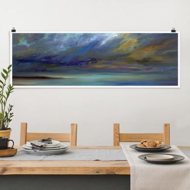 Panoramic poster abstract - Heaven And Coast