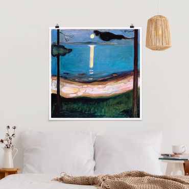 Poster - Edvard Munch - Moon Night