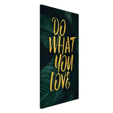 Magnetic memo board - Do What You Love Dark Botany