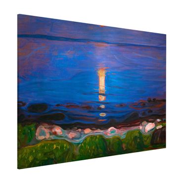 Magnetic memo board - Edvard Munch - Summer Night By The Beach
