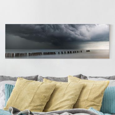 Print on canvas - Storm Clouds Over The Baltic Sea