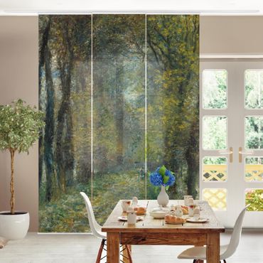 Sliding panel curtains set - Auguste Renoir - The Allée