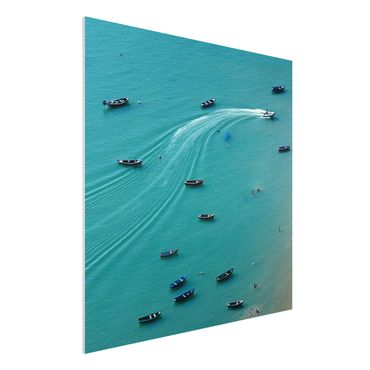 Forex print - Anchored Fishing Boats