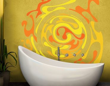 Wall sticker - No.IS61 Curl of Sun