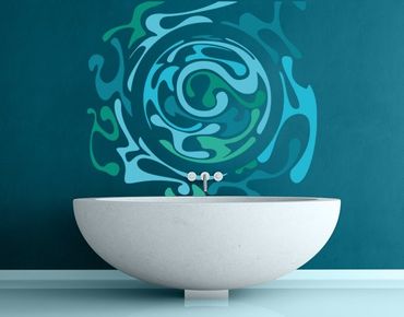 Wall sticker - No.IS50 Curl of Water