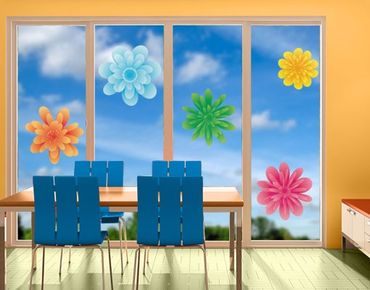 Window sticker - Summer Blossoms
