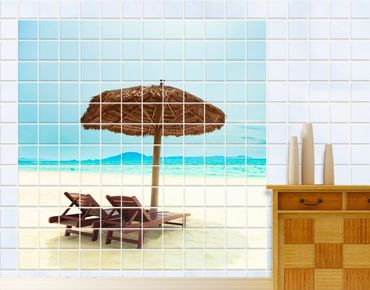 Tile sticker - Beach Of Dreams