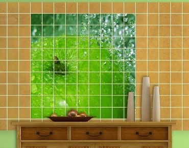 Tile sticker - Green Apple