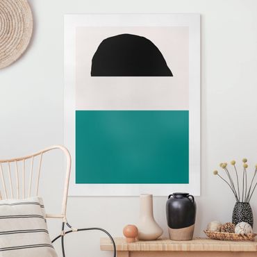 Canvas print - Line Art Abstract Shapes