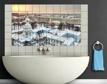 Tile sticker - Winter in St. Petersburg